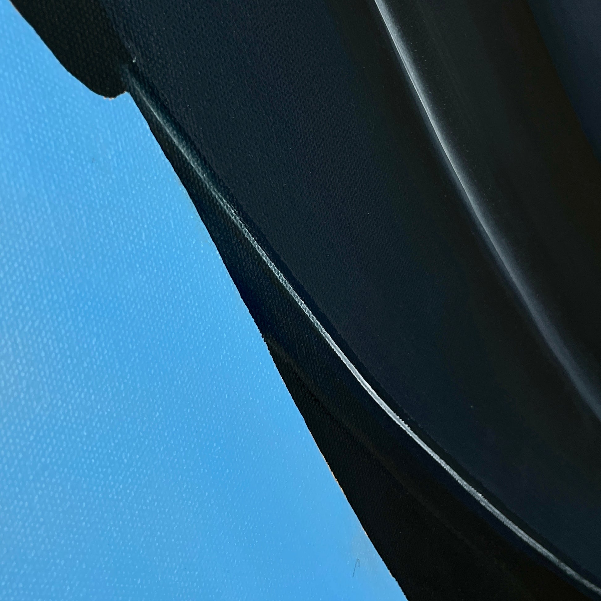 Becoming Her – Soft blue Abstract Female Portrait